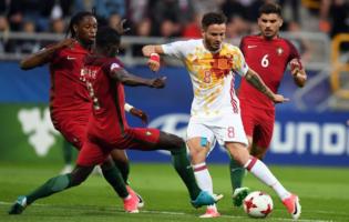 Le Portugal s'est incliné face a l'Espagne 3-1